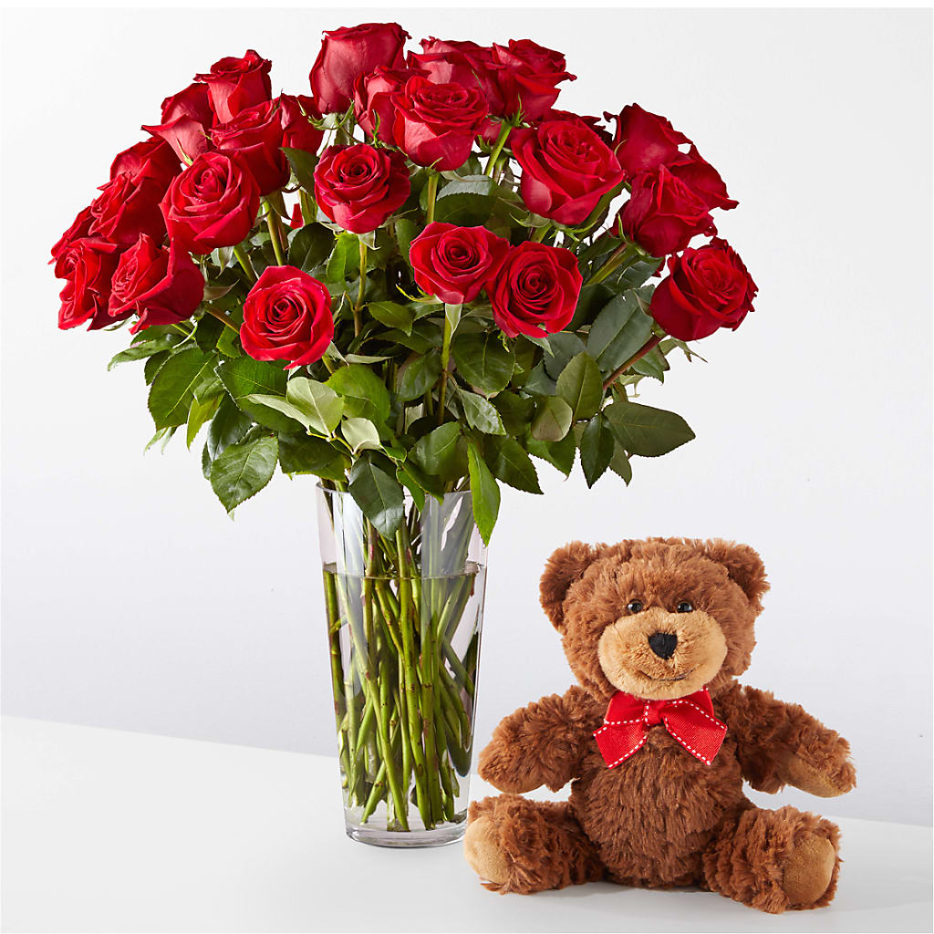 Romantic Long Stem Red Rose Bouquet Bundles – Pavilions, Pleasanton CA
