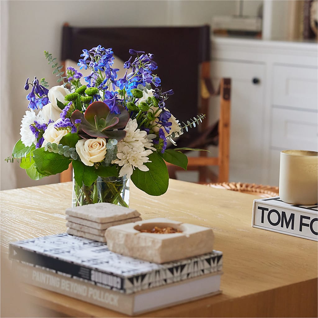 Cerulean Waves Bouquet – Pavilions, Pleasanton CA