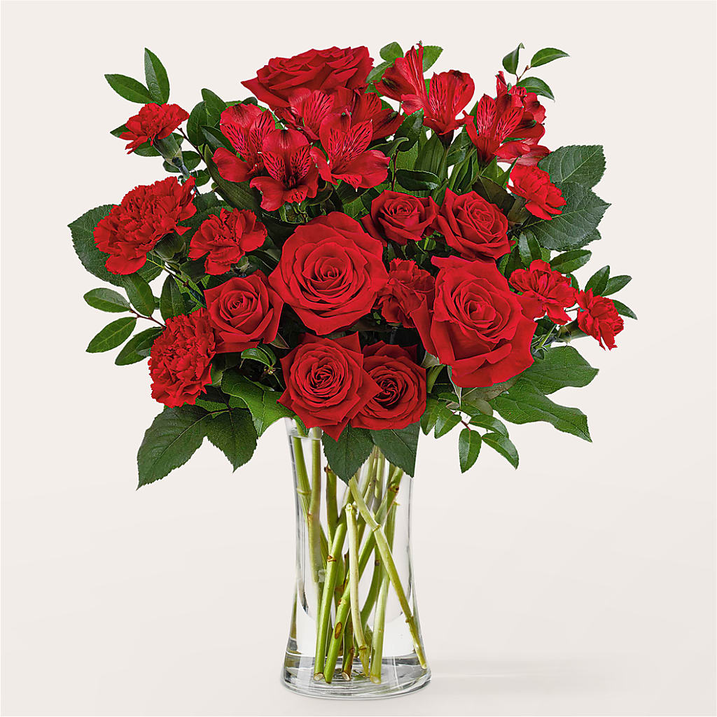 Brilliant Ruby Bouquet – Pavilions, Pleasanton CA