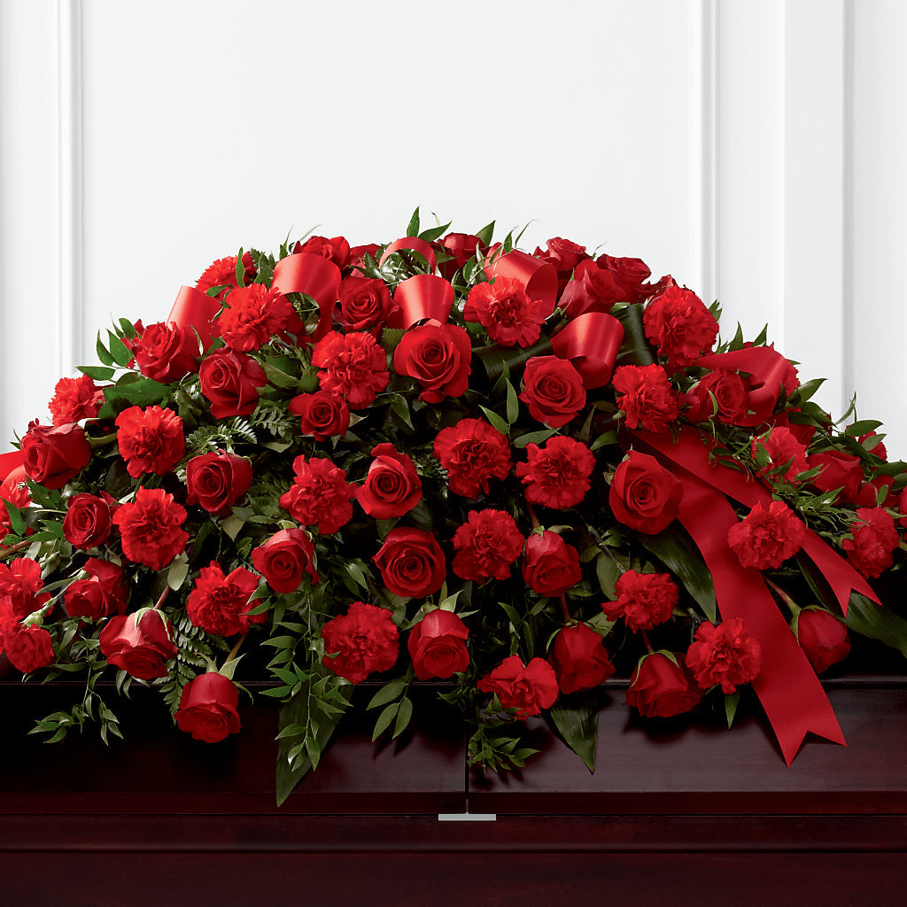 Tribute of Life Casket Spray – Pavilions, Pleasanton CA