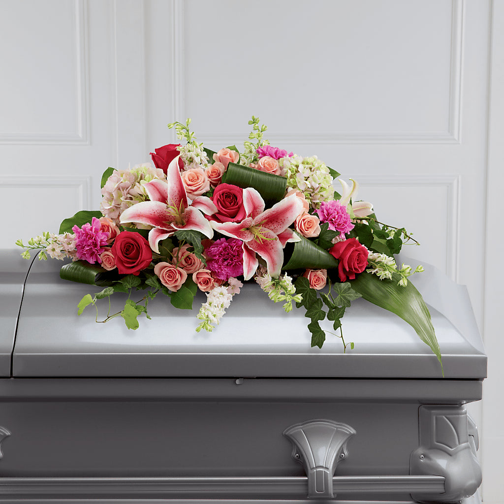 Splendid Grace Casket Spray – Pavilions, Pleasanton CA