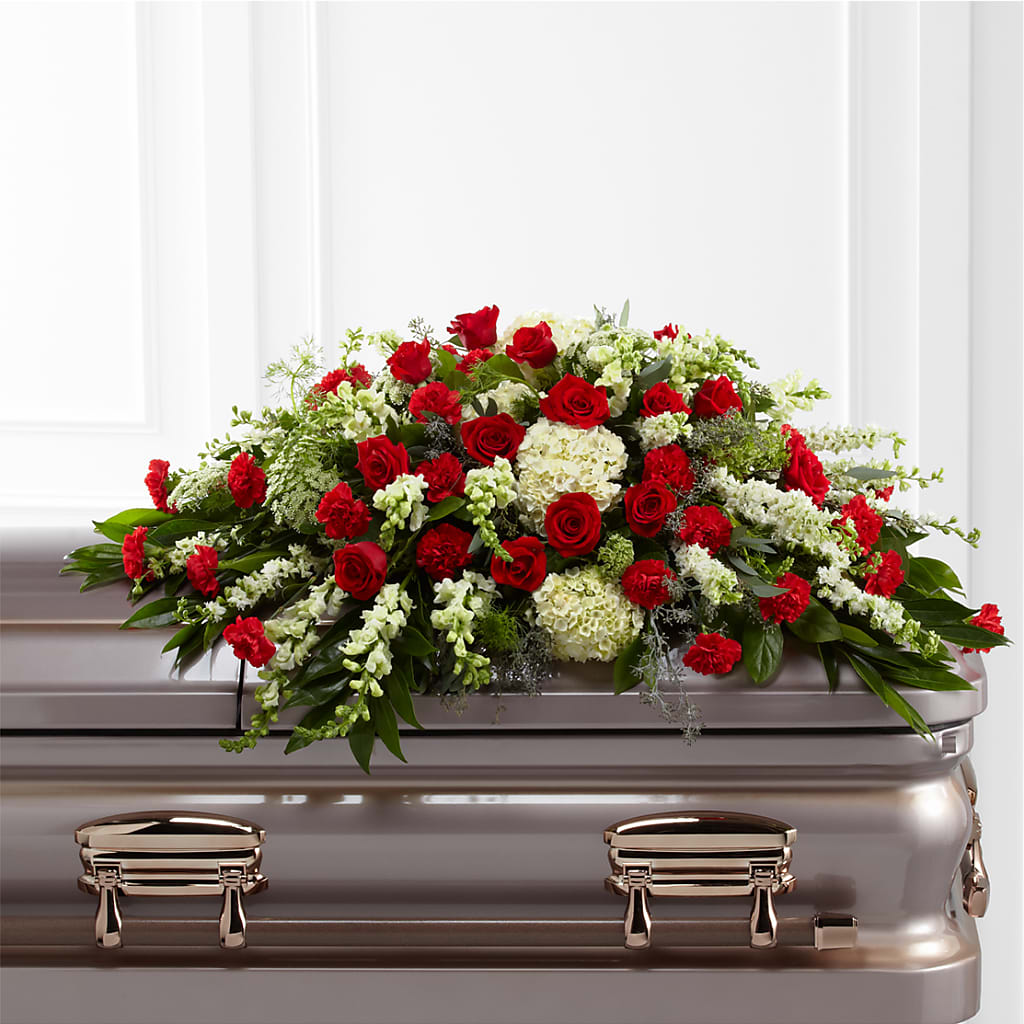 Sincerity Casket Spray – Pavilions, Pleasanton CA
