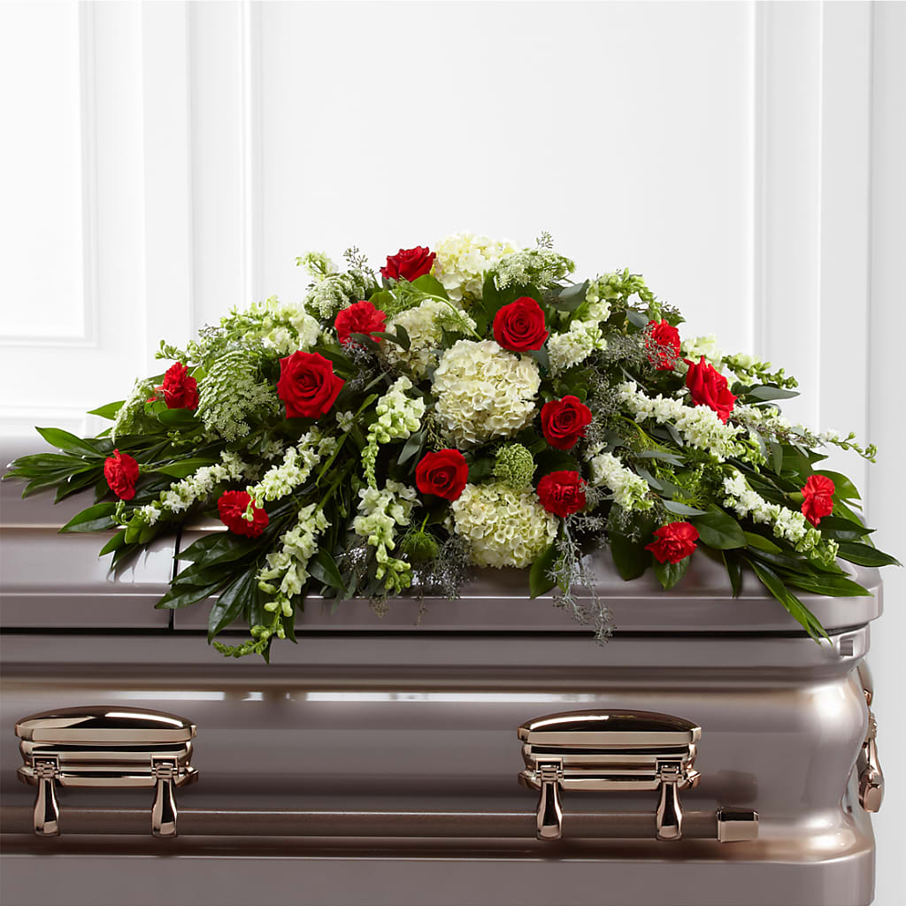 Sincerity Casket Spray – Pavilions, Pleasanton CA