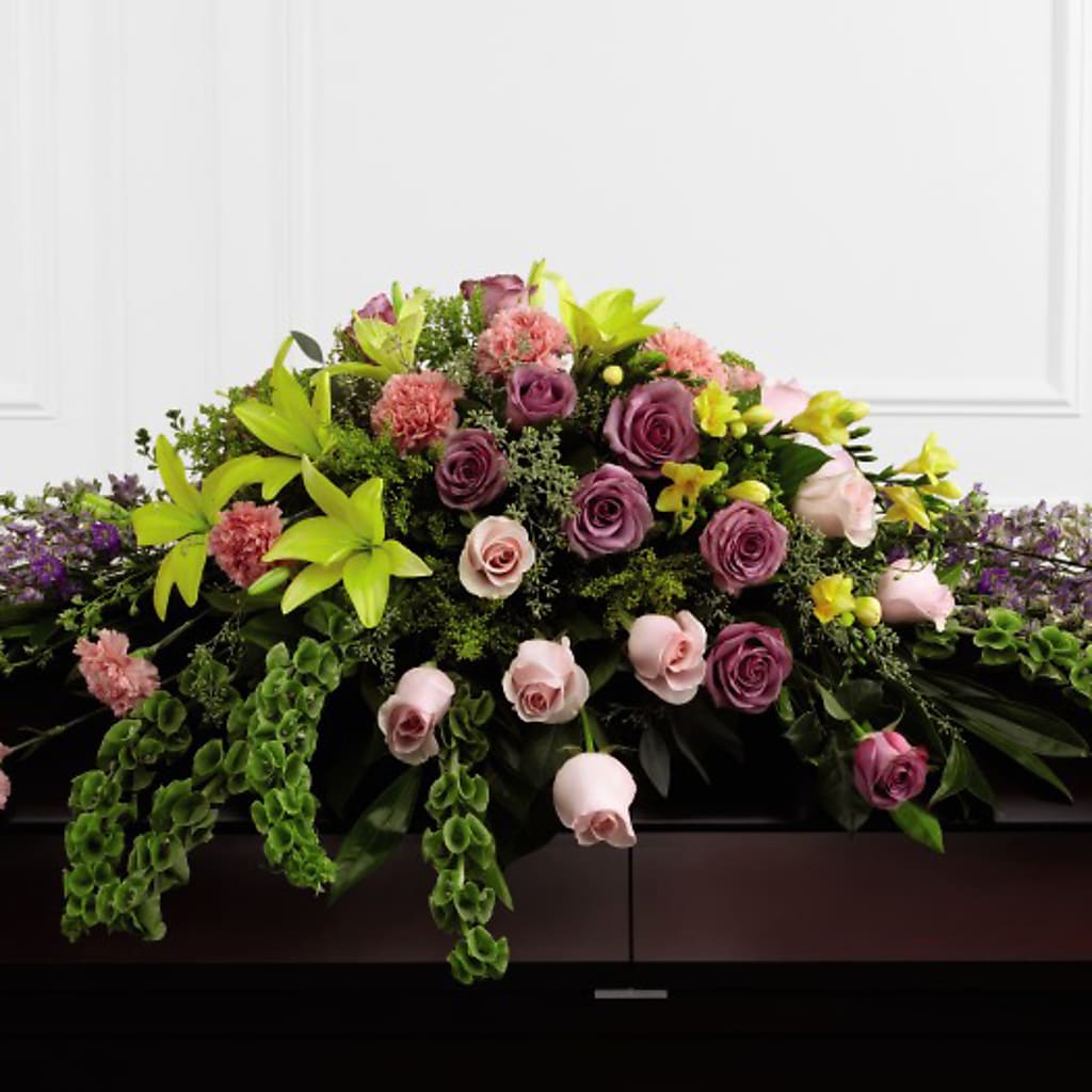 Forever Beloved Casket Spray – Pavilions, Pleasanton CA