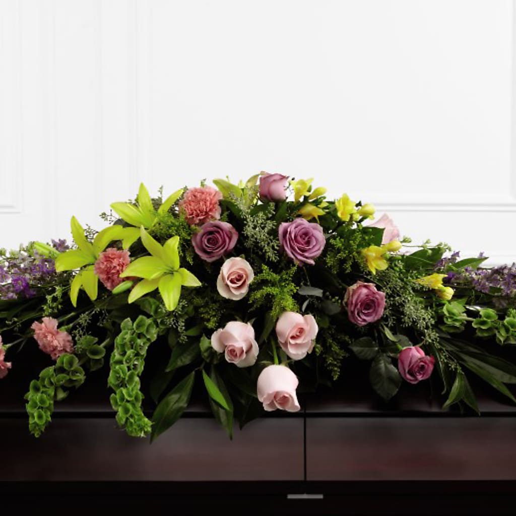 Forever Beloved Casket Spray – Pavilions, Pleasanton CA