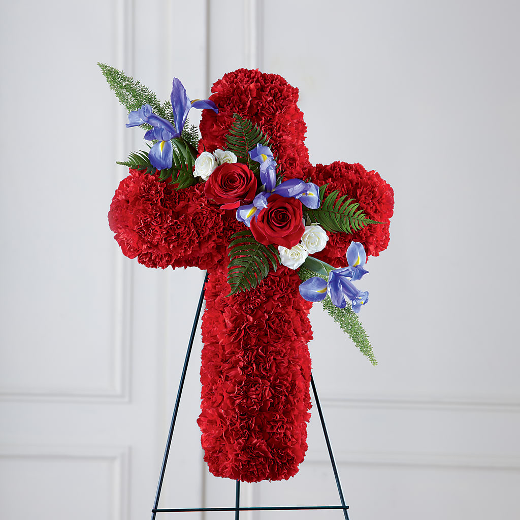 Faithful Hero Floral Cross – Pavilions, Pleasanton CA