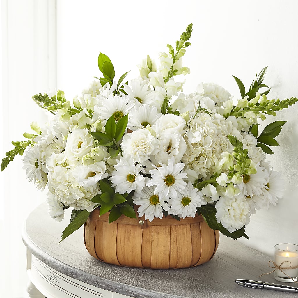 Pure Ivory Basket – Pavilions, Pleasanton CA