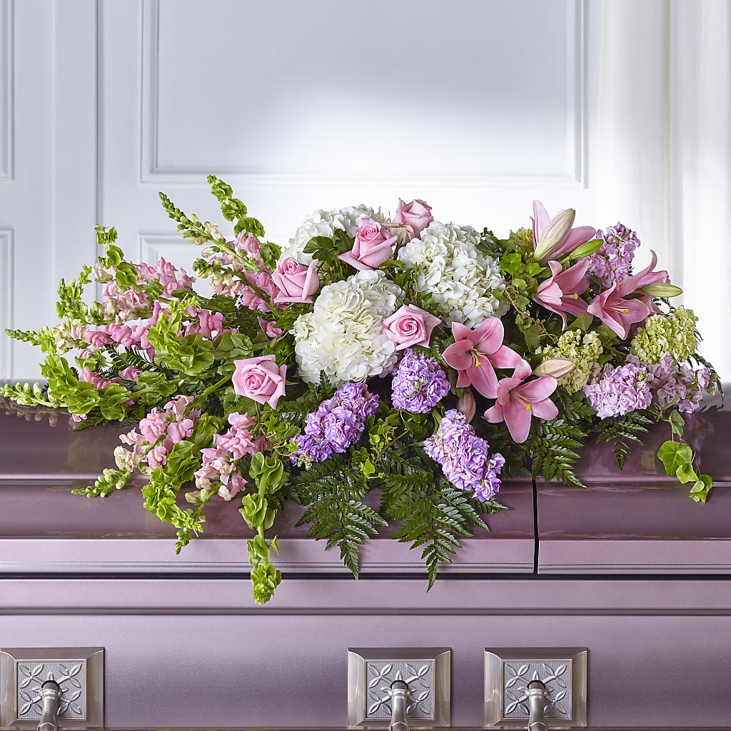 Life's Gratitude Casket Spray – Pavilions, Pleasanton CA
