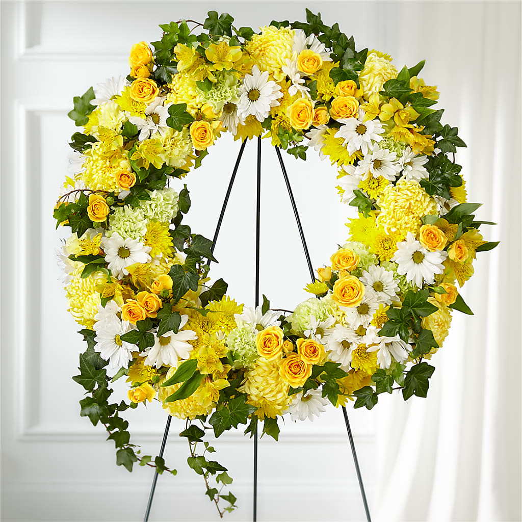 Golden Remembrance Wreath – Pavilions, Pleasanton CA