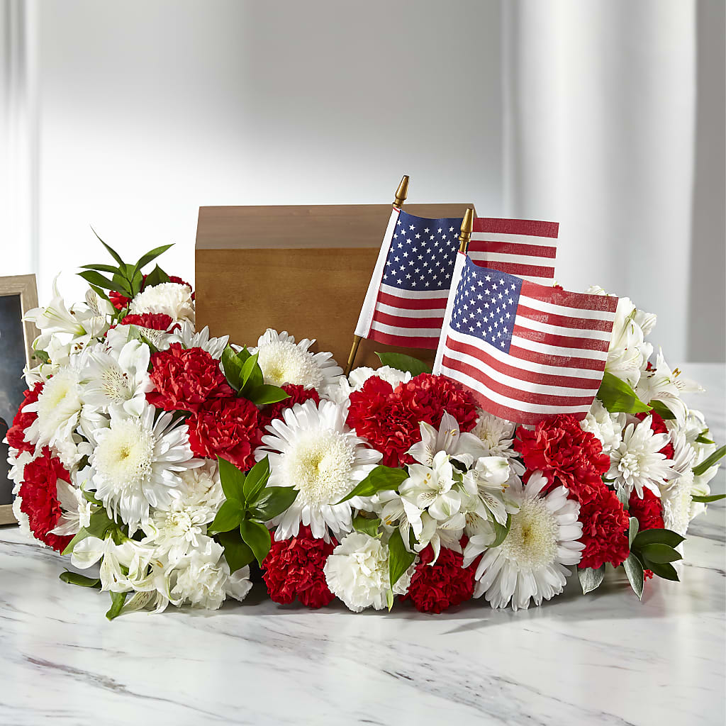 Spirit of Patriotism Cremation Adornment – Pavilions, Pleasanton CA