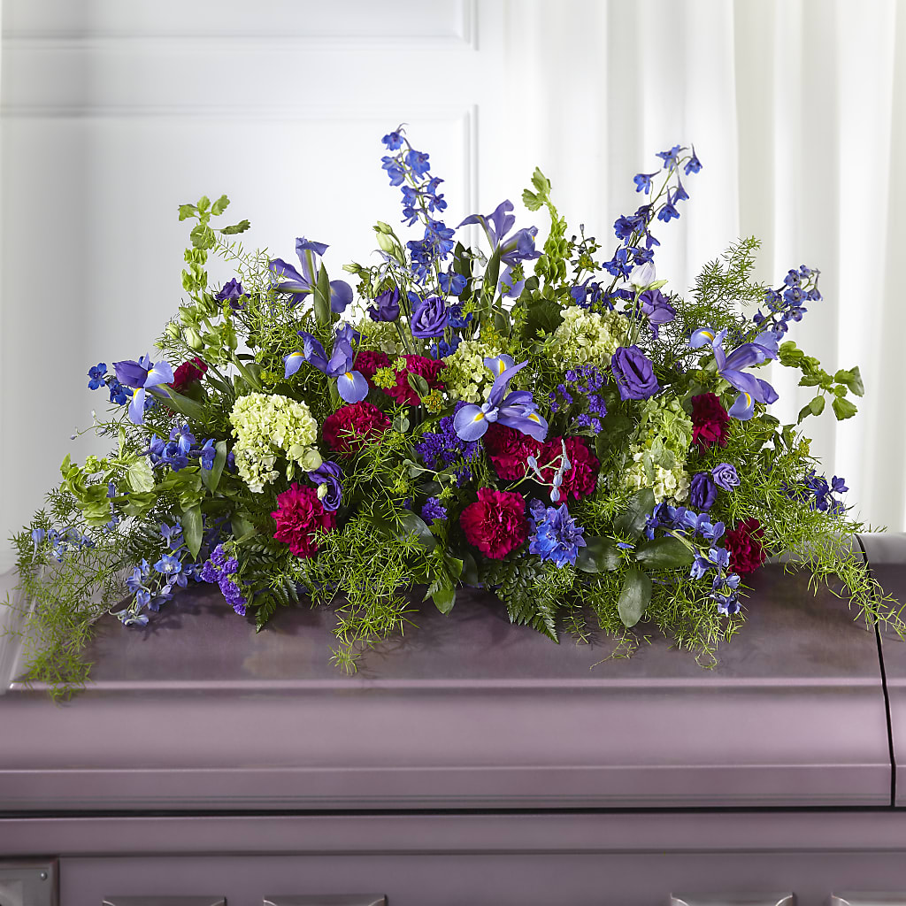 Always Treasured Casket Spray – Pavilions, Pleasanton CA