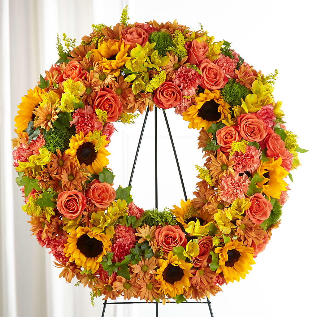 Autumnal Memories Wreath (Standard) – Pavilions, Pleasanton CA