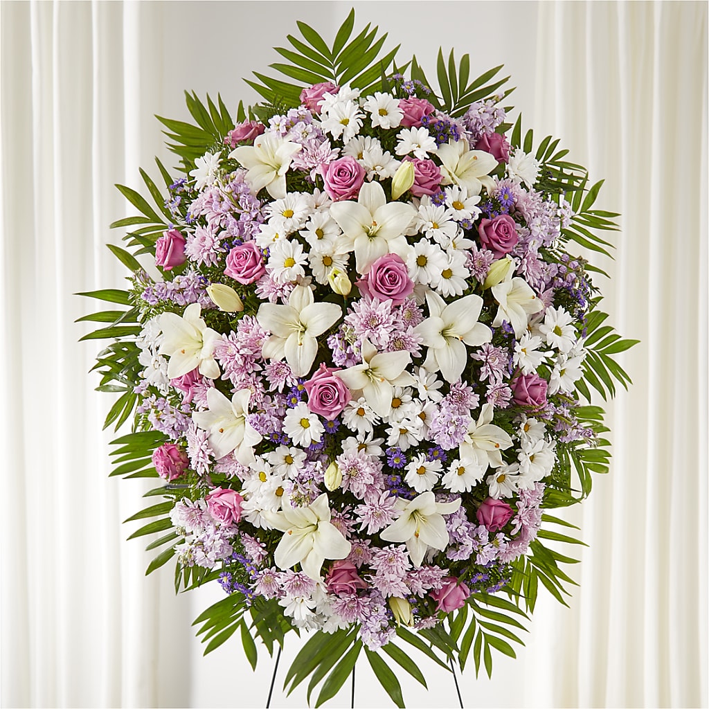 Surrounded by Love Standing Spray – Pavilions, Pleasanton CA