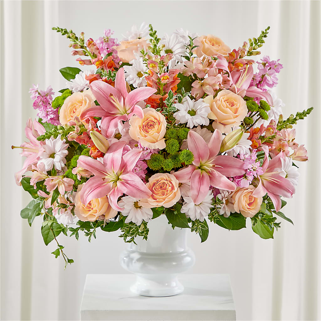 Heartfelt Gesture Urn Arrangement – Pavilions, Pleasanton CA
