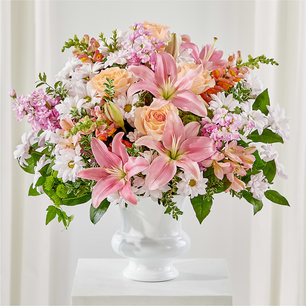 Heartfelt Gesture Urn Arrangement – Pavilions, Pleasanton CA