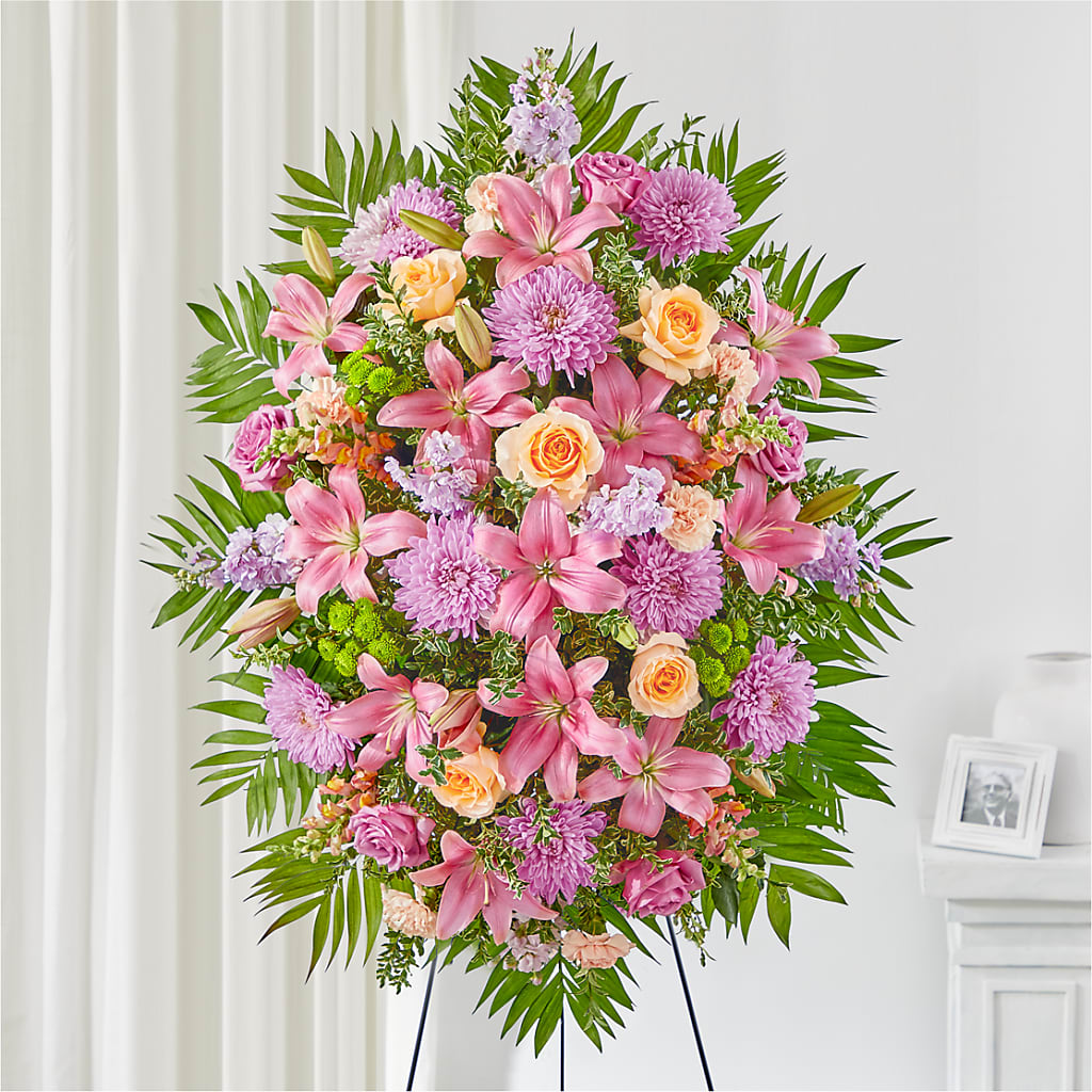 Love & Light Standing Spray – Pavilions, Pleasanton CA
