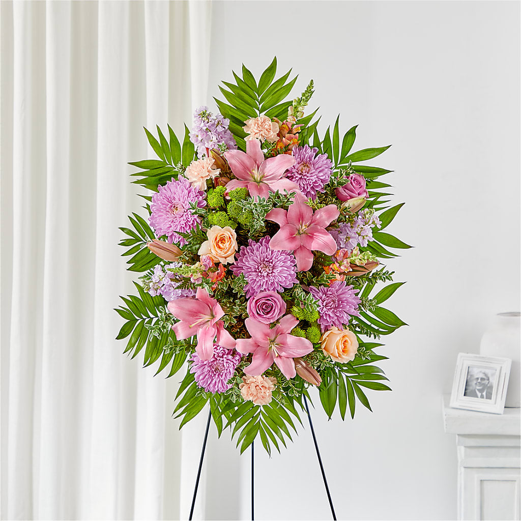 Love & Light Standing Spray – Pavilions, Pleasanton CA
