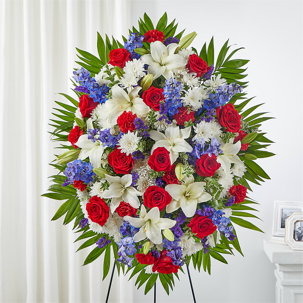 Cherished Service Standing Spray – Pavilions, Pleasanton CA