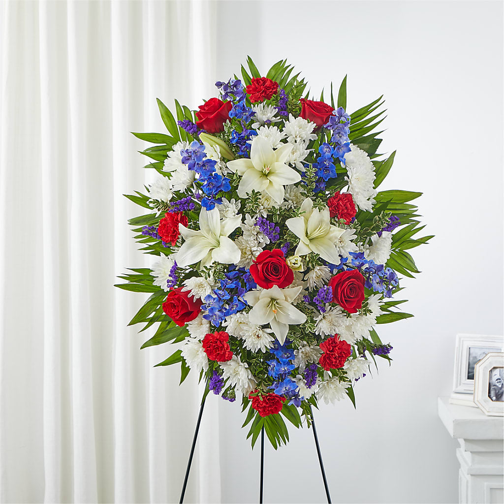 Cherished Service Standing Spray – Pavilions, Pleasanton CA