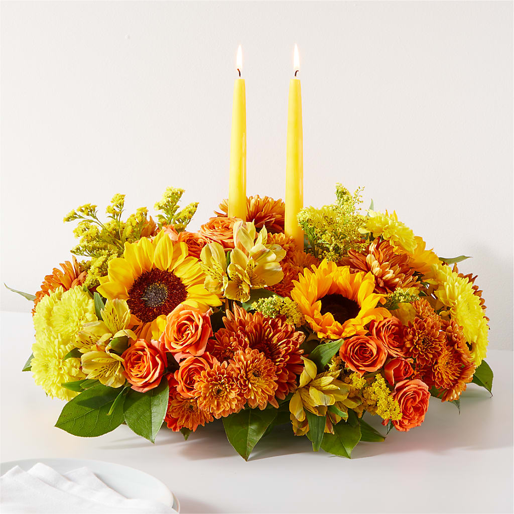 Autumn Harmony Centerpiece – Pavilions, Pleasanton CA