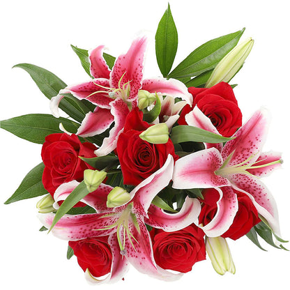 Debi Lilly Red Fragrant Rose Bouquet –  Pavilions, Pleasanton CA