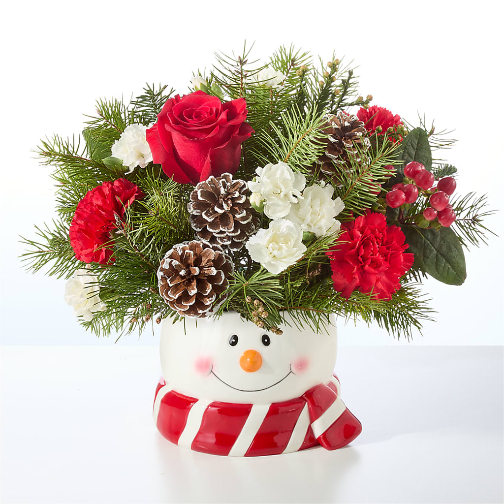 Jolly Snowman Bouquet –  Pavilions, Pleasanton CA