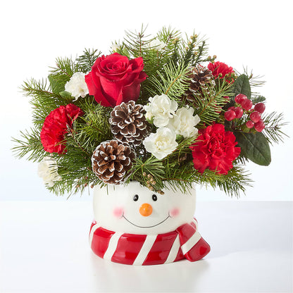 Jolly Snowman Bouquet –  Pavilions, Pleasanton CA