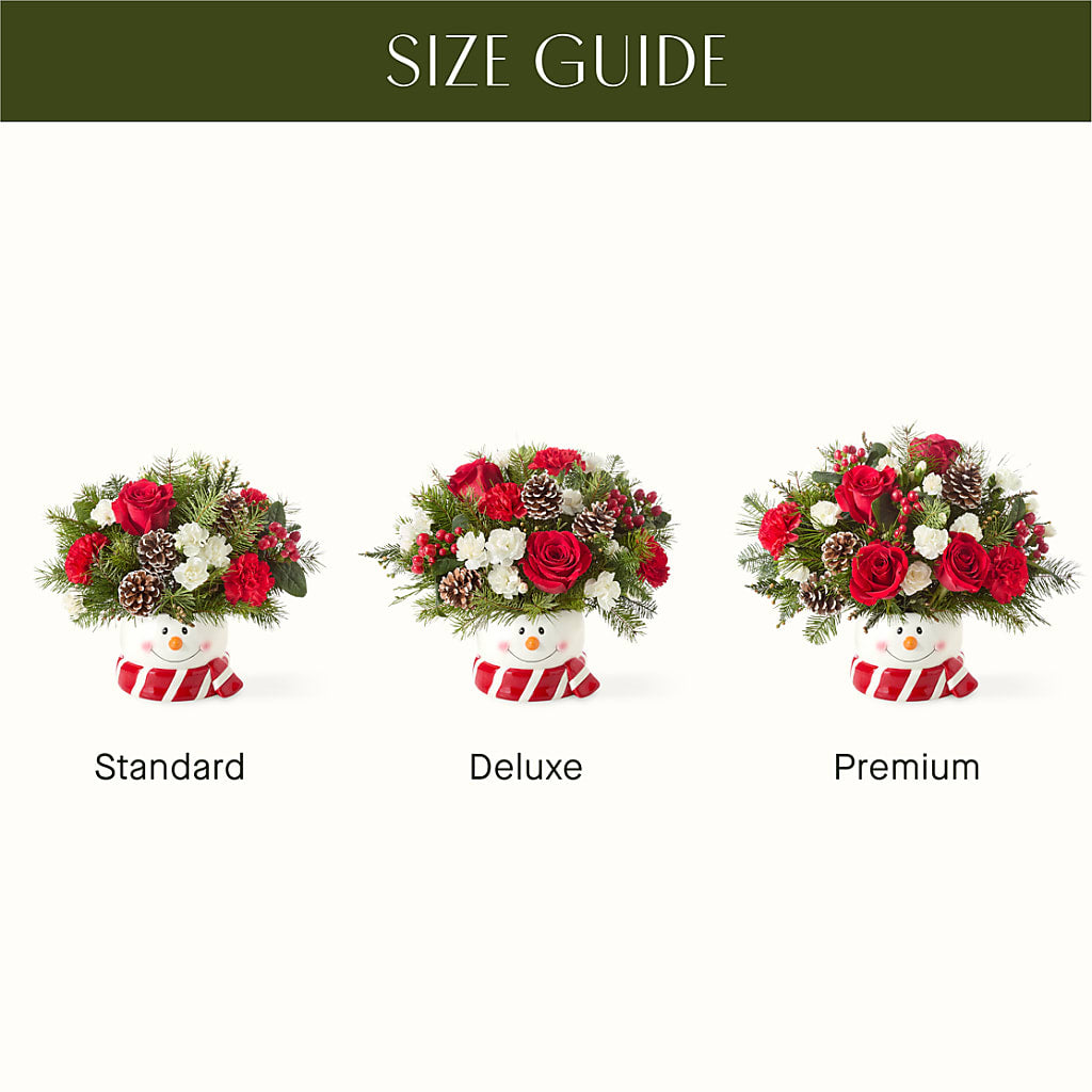 Jolly Snowman Bouquet –  Pavilions, Pleasanton CA