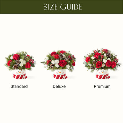 Jolly Snowman Bouquet –  Pavilions, Pleasanton CA