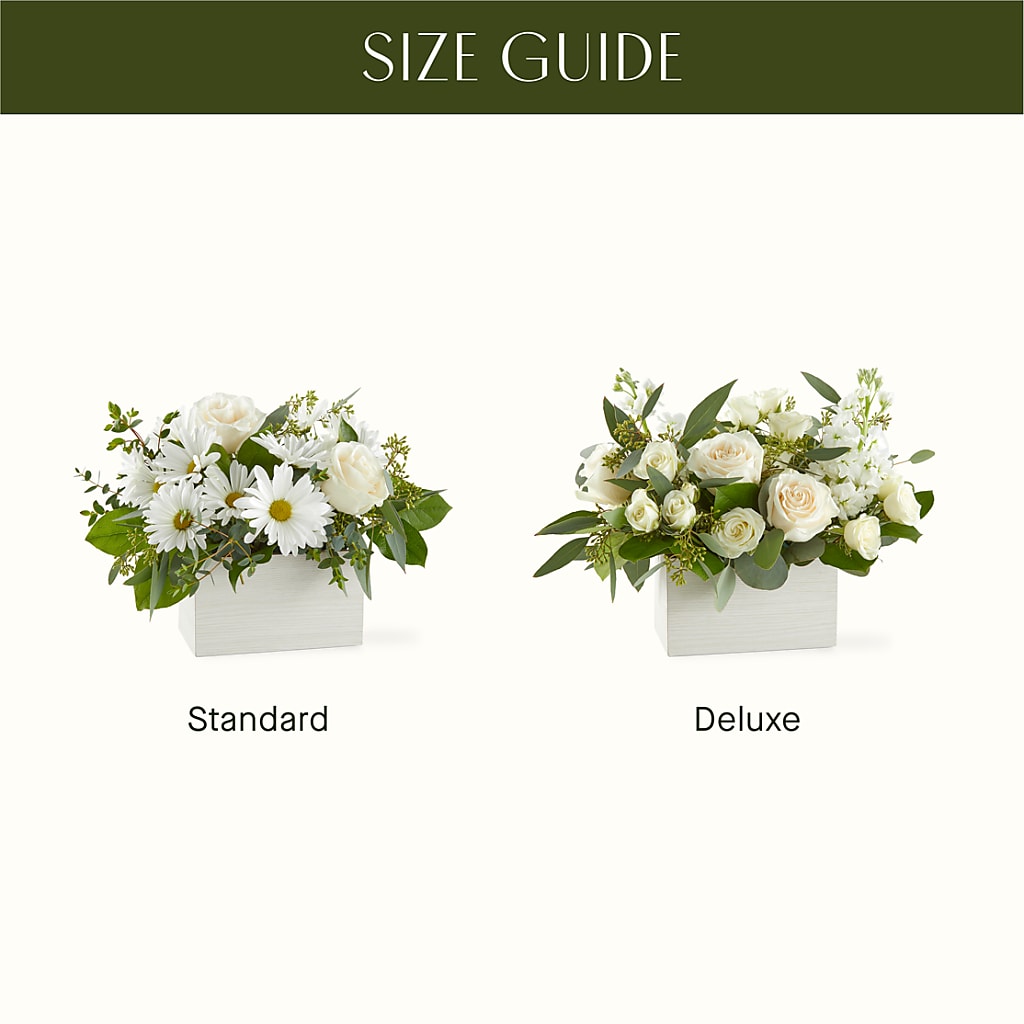 Fresh Linen Box Bouquet –  Pavilions, Pleasanton CA