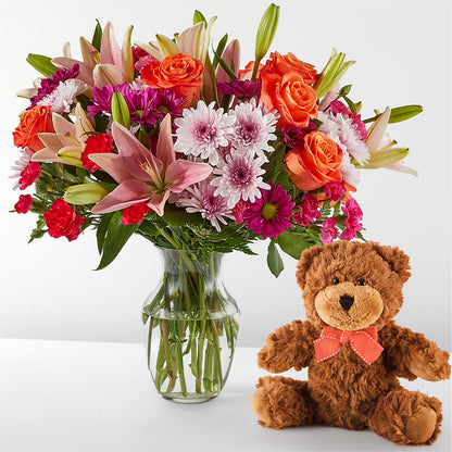 Here's Looking at You Bouquet & Bear Set –  Pavilions, Pleasanton CA