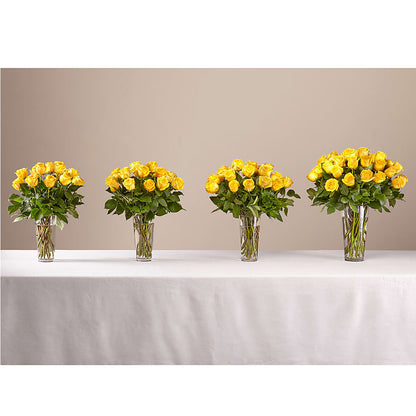 Long Stem Yellow Rose Bouquet –  Pavilions, Pleasanton CA