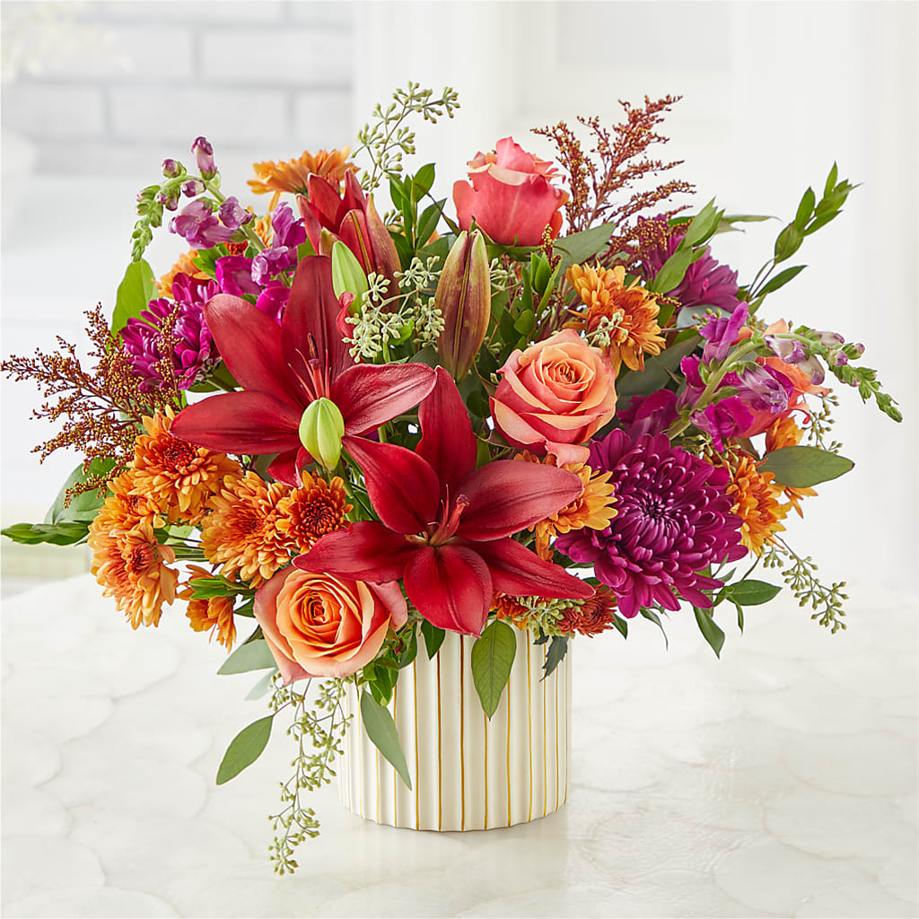 Burgundy Landscape Bouquet –  Pavilions, Pleasanton CA