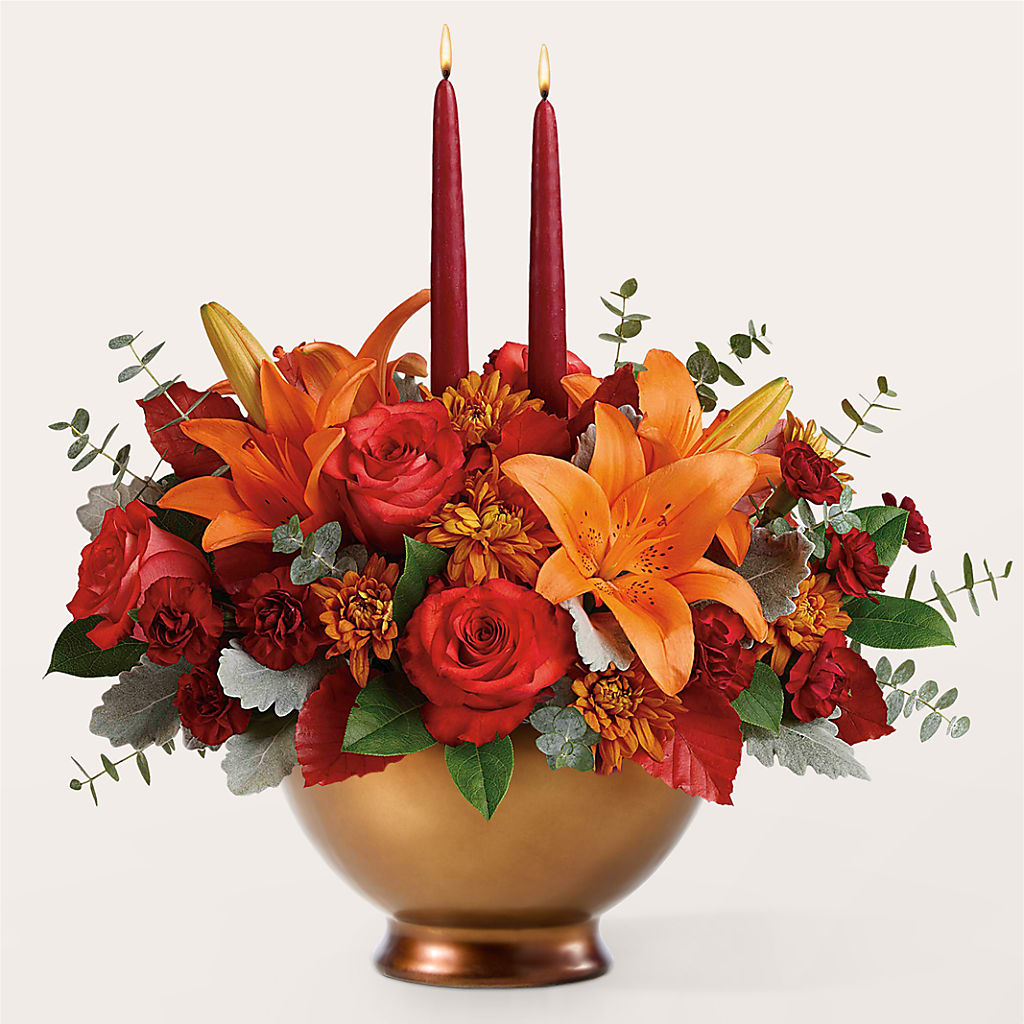 Fruits of Fall Centerpiece –  Pavilions, Pleasanton CA