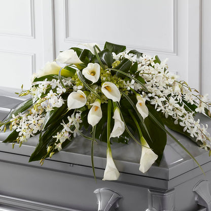 Angel Wings Casket Spray –  Pavilions, Pleasanton CA