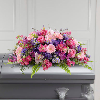 Glorious Garden Casket Spray –  Pavilions, Pleasanton CA