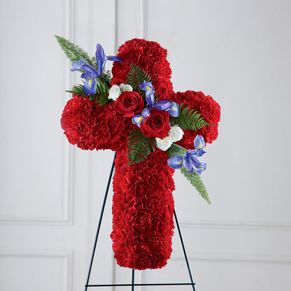 Faithful Hero Floral Cross –  Pavilions, Pleasanton CA