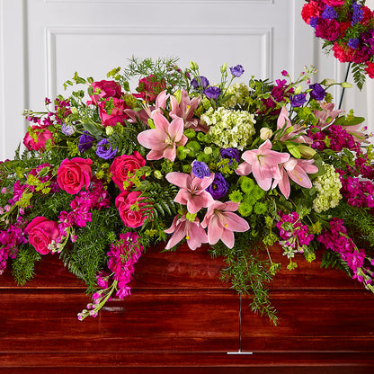 Radiant Tribute Casket Spray –  Pavilions, Pleasanton CA