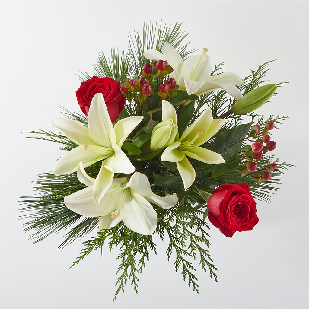 Evergreen Delight Bouquet & Happy Birthday Topper –  Pavilions, Pleasanton CA