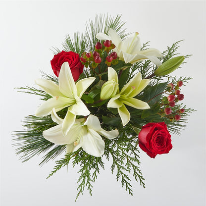 Evergreen Delight Bouquet & Happy Birthday Topper –  Pavilions, Pleasanton CA
