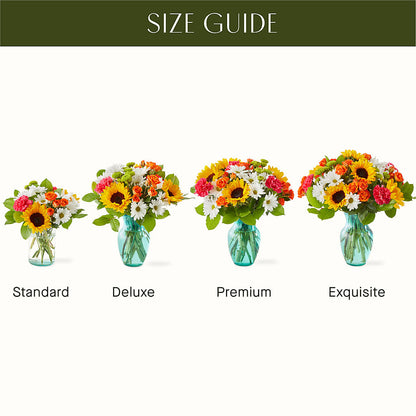 Sun-drenched Blooms Bouquet –  Pavilions, Pleasanton CA