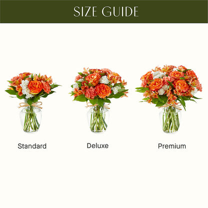 Apricot Glow Bouquet –  Pavilions, Pleasanton CA