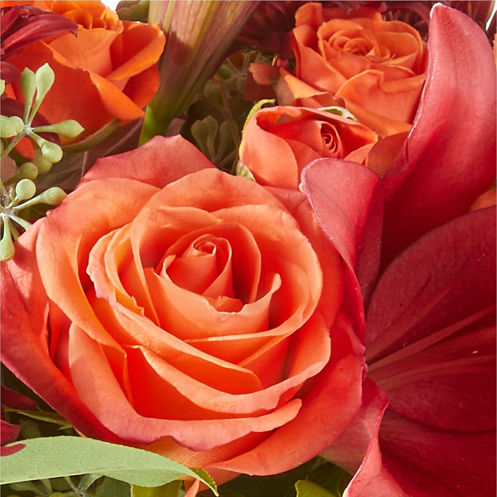 Crimson Leaves Bouquet –  Pavilions, Pleasanton CA
