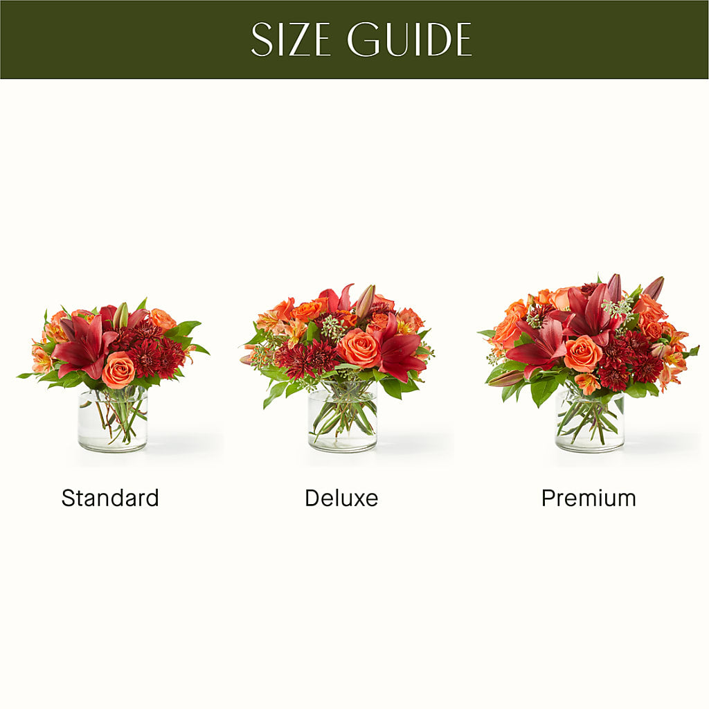 Crimson Leaves Bouquet –  Pavilions, Pleasanton CA