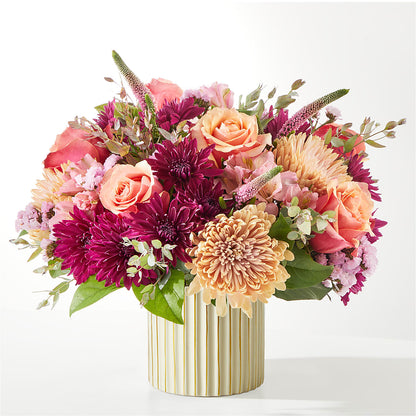 Berry Cobbler Bouquet with Ivory Vase –  Pavilions, Pleasanton CA