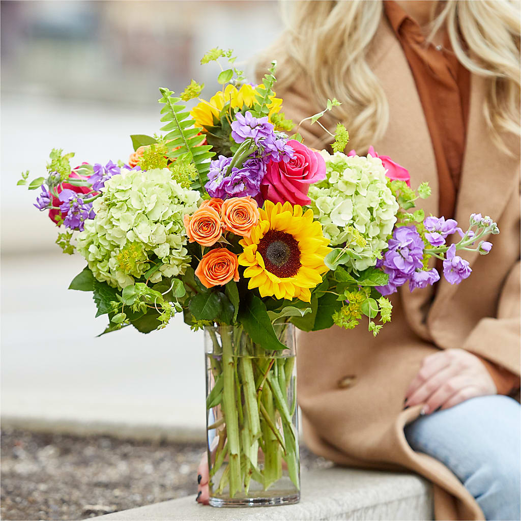 Vibrant Greetings Bouquet –  Pavilions, Pleasanton CA