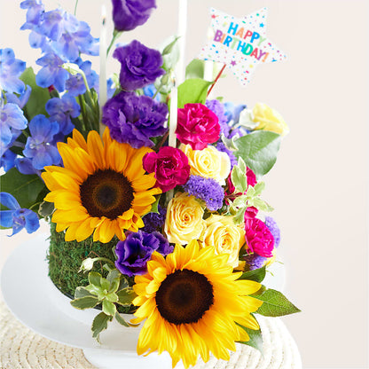 Star of the Day Floral Cake –  Pavilions, Pleasanton CA